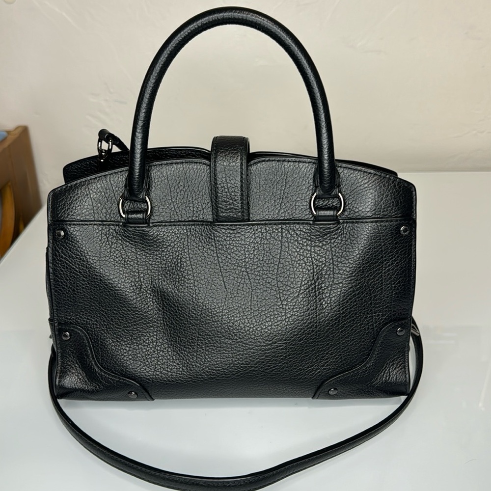 Coach gun metal black bandana studded Mercer satchel 24 - Picture 5 of 15
